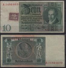 [32689] - SBZ / NRD, KUPONESUE Reforma walutowa 1948: 10 DM, 1948 na 183a, gra