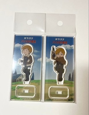 Resident Evil Capcom Store Bio Masterpiece Theater Acrylic Stand Leon Set