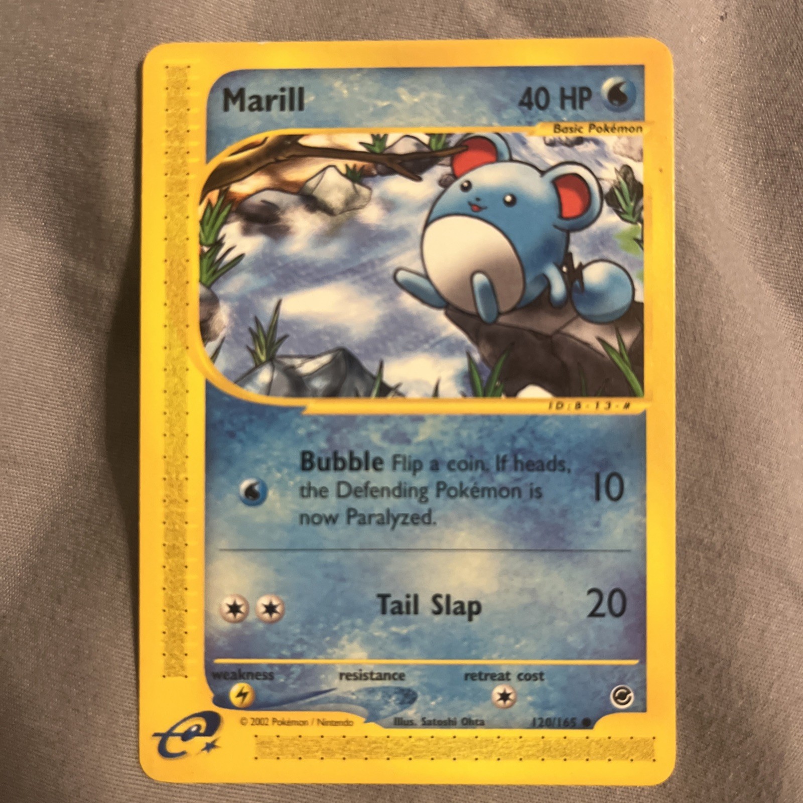 Marill 120/165 Pokemon Expedition Base Set Common - MINT