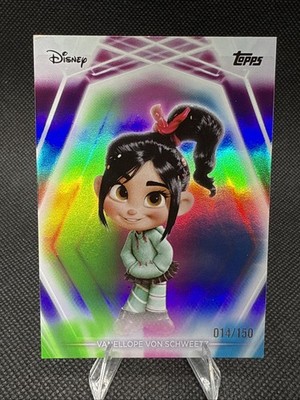 2026 Topps Disney Neon Vanellope Von Schweetz Green/Pink/Blue Holo #d/150 SSP
