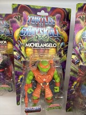 Turtles of Grayskull Michelangelo Masters of the Universe TMNT Action Figure NEW