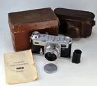 FULLY SERVICED! 1955 SOVIET USSR "KIEV-2A" RF CAMERA + JUPITER-8 lens, BOXED SET