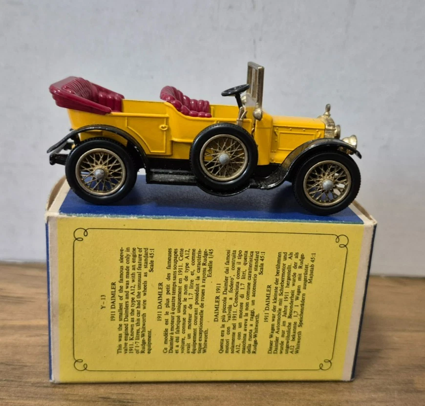 Y 13 1911 Daimler Models of Yesteryear Matchbox - mit D3 Box - - Bild 4 von 4