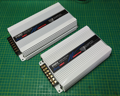 Zapco z100 / z50 c2 Competition 2 Channel Amplifiers Old School Full Recap
