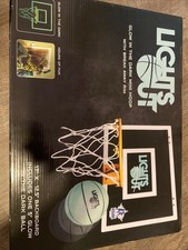 Rough House Sports Lights Off Gitd Mini Hoop With Break away Rim OPEN BOX 
