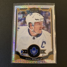 2015-16 O-Pee-Chee Platinum Traxx Dion Phaneuf Toronto Maple Leafs #144