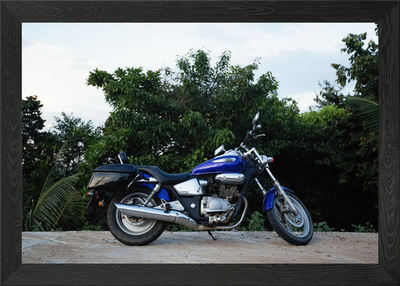 #ad Honda Phantom Framed Wall Art Poster Canvas Print Picture GBP 8.99