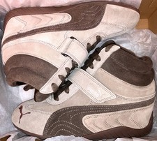 SIZE 8 Puma Womens Speedcat Wedge Totally Taupe Chocolate 407878-01 NEW IN HAND