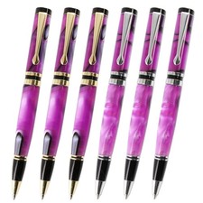 Classic Twist Pen Kit, Gold  Silver Variety Finish, 6 Pack, Legacy Woodturning