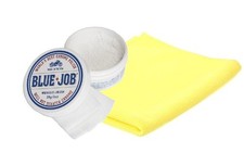 Blue Job Chrome Exhaust Polish + Lint Free Polishing Cloth BIGGER Tub Same Price
