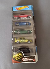 Hot Wheels Fast & Furious 5 Pack- Impala, Ford GT-40, Gran Torino, Lancer, 350Z
