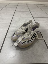 NEW Adidas Youth F50 Elite FG Soccer Cleats White Purple Gold JH7713 Size 4