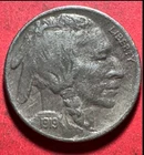 1919 US Buffalo Nickel! "Philadelphia" Mint! XF Details! Old US Coin!