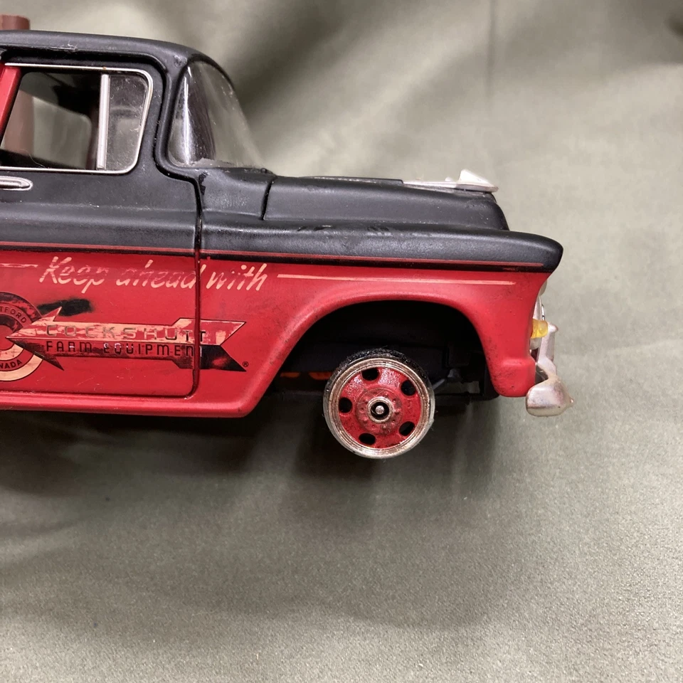 ( Damaged ) SpecCast Cockshutt Farm Equipment 1957 Chevy Stakebed Truck - Image 3 of 4