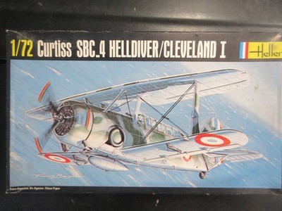 HELLER 1/72 CURTISS SBC-4 HELLDIVER/CLEVELAND I   #285 vintage