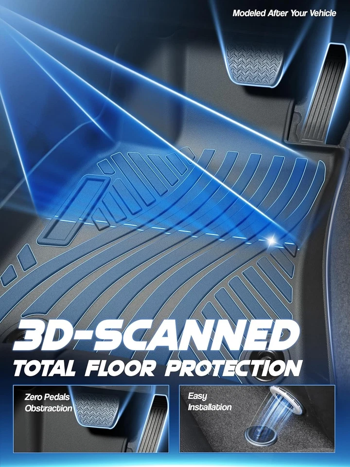 Alfombrillas coche para Toyota Camry 2018-2024 (no 2018-2024  Foto 3 de 4