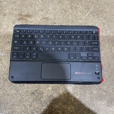 TECHGEAR Bluetooth Keyboard with Trackpad Multi-OS Black Sleeve