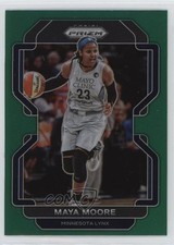 2022 Panini Prizm WNBA Green Prizm Maya Moore #100 12v9