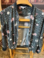 floral bomber jacket