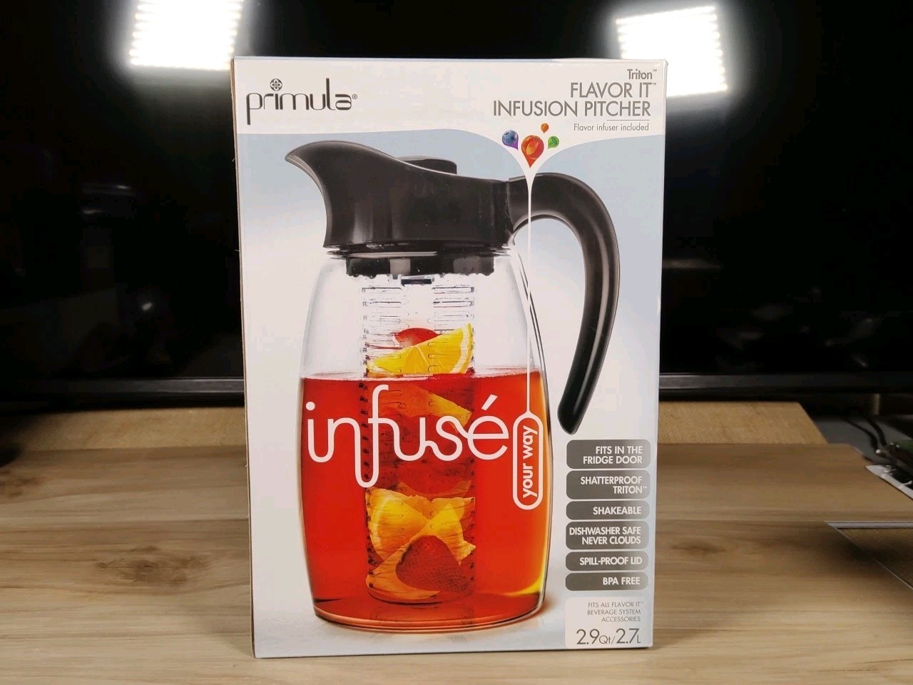 Primula Infuse Your Way Pitcher 2.7 L Fruit/Tea Infuser Flav