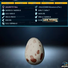 🦖ARK Survival Ascended Carcha New Top Stats 1605M PVE PS5/XBOX/PC