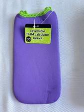NWT Reversible Ti-84 Calculator Sleeve Purple