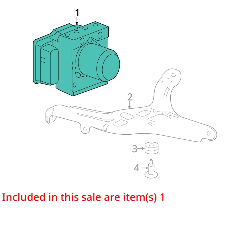 Used ABS Modulator fits: 2015 Honda Accord Modulator Assembly Sdn 2.4L AT CVT LX - Image 3 of 4