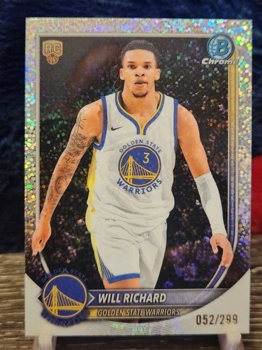 2025-26 Bowman - Will Richard #BCV-52 Chrome Speckle Refractor /299 (RC)