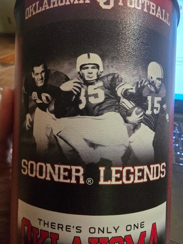 OU Oklahoma Sooners Drinking Cups 2000s Sooner Legends Lot 8 - Picture 2 of 10