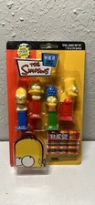 SIMPSONS Pez Four-Pack Candy Dispenser Party Favor Set; New/Sealed, Tara Toy
