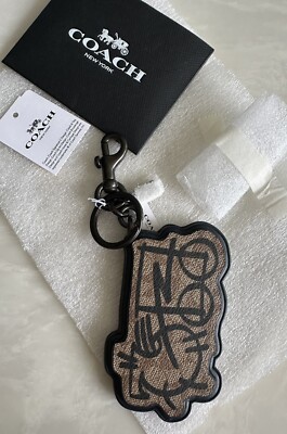 [美品]COACH × GUANG YU コラボ　ボディーバッグ シグネチャー COACH (コーチ) 中国人アーティストとのコラボレーションアイテムを