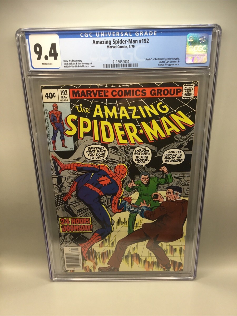 Amazing Spider-Man #192 CGC. 9.4 White Pages! 1979 Classic with