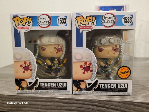 Funko POP! Demon Slayer Tengen Uzui #1533 CHASE And Common Set