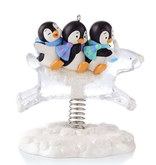 Hallmark Keepsake Ornament  Playful Penguins 2013