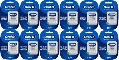 12 x Oral-B Pro Expert Premium Zahnseide 40m Cool Mint Zahnseide Gesunder Kaugummi