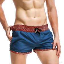 BRAND NEW SEOBEAN MEN'S CASUAL SUMMER BEACH SHORTS QUICK DRY BOXER SHORTS