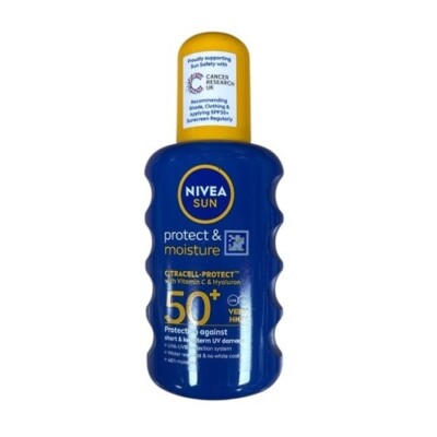 NIVEA SUN PROTECT & FEUCHTIGKEITSSPRAY LSF50+ 200ML