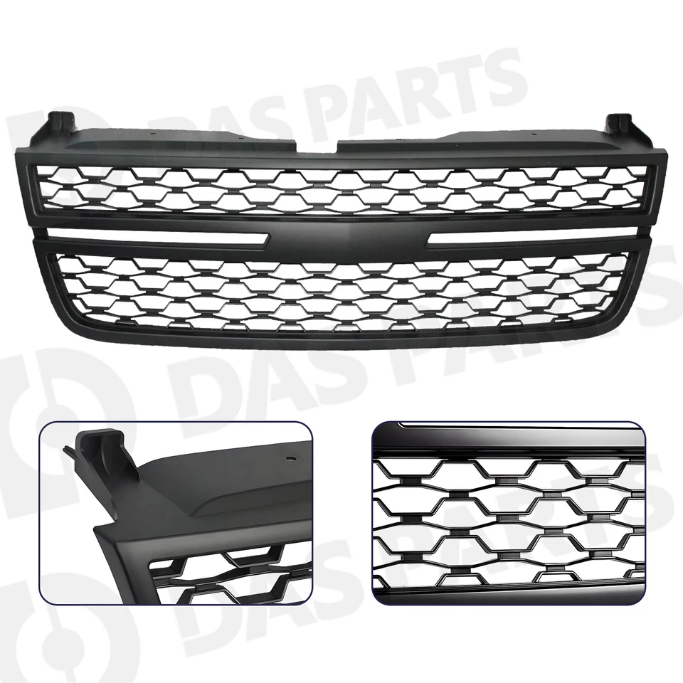 For 2005 2006 2007 Chevy Silverado 1500 2500HD 3500 Front Bumper Upper Grille Foto 2 de 4