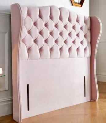 Neu Pink Wing Back Chesterfield Kopfteil 3 Fuß, 4 Fuß 6,5 Fuß, 6 Fuß!!!