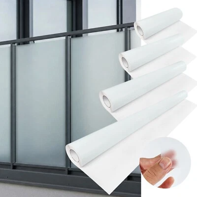 DECOMEISTER Milchglasfolie Fensterfolie Selbstklebend Sichtschutz Büro Glasdekor Fenster Bad