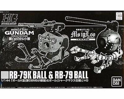 BANDAI HGUC 1/144 RB-79K BALL & RB-79 BALL SHARK MOUSE BANDAI HGUC 1/144 RB-79K BALL & RB-79 BALL SHARK MOUSE