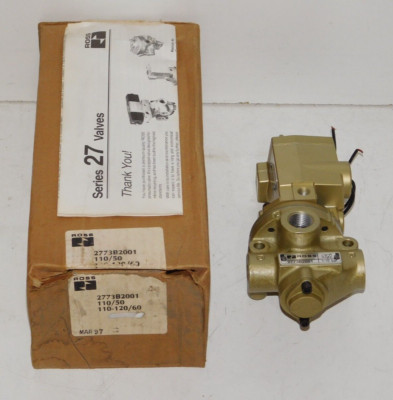 New Ross 2773B2001 Series 27 Solenoid Pilot Directional Control Valve Module