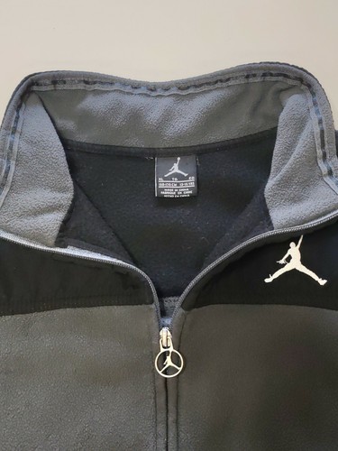 Nike Air Jordan Youth X-Large (18-20) Polyester Fleece Zip Up Track Jacket - Picture 3 of 5