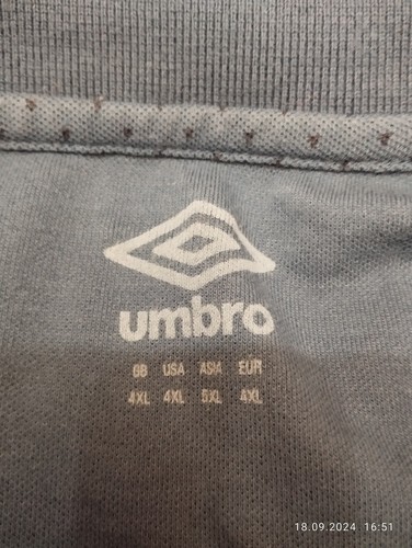 Umbro England Rugby Union Dotted Short Sleeve Men’s Polo Shirt Size 4XL - Picture 5 of 6