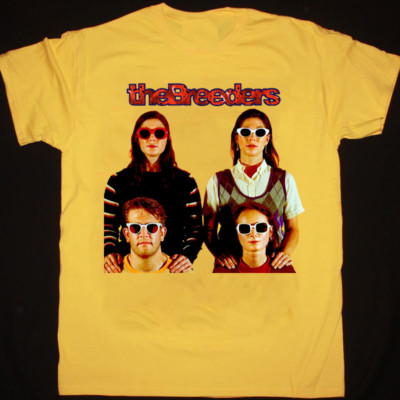 The Breeders Band Member Short Sleeve Yellow Unisex All Size Shirt