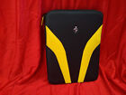 <!--F#f_0-->GENUINE Ferrari Tablet wallet black with yellow stripes P/N 70007632 <!--F/-->