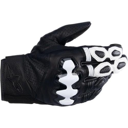Alpinestars Mustang Lederhandschuh – Motorradhandschuh Aus Ziegenleder, Schwarz/grau