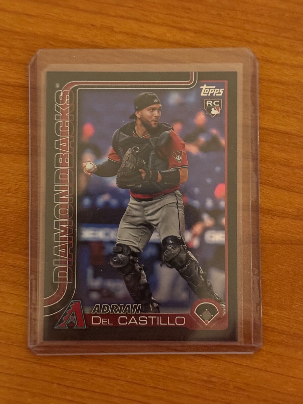 2025 Topps Series 1 Adrian Del Castillo Diamondbacks RC Black Foil /10 #226