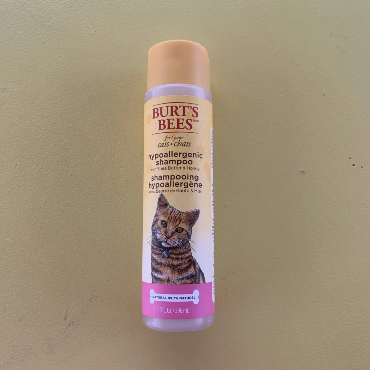 Burt s Bees for Cats Hypoallergenic Cat Shampoo with Shea Butter Honey Best