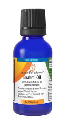 Brahmi Öl 100% reines & natürliches Öl Bacopa Monnieri fördert die geistige Funktion